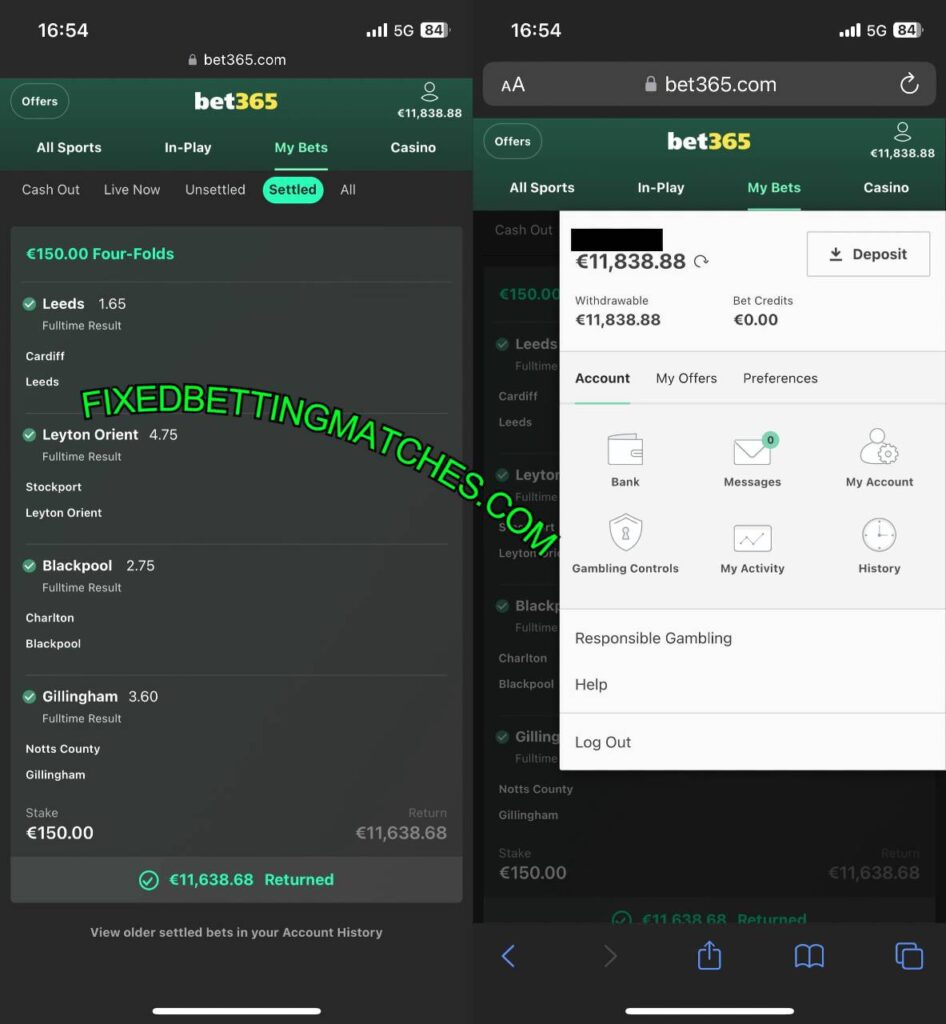 BETTING 1X2 FIXED MATCH TIPS